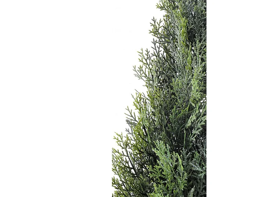 Plante artificielle haute gamme Spécial extérieur / Cyprès Artificiel Mini Vert - Dim : 150 x 35 cm