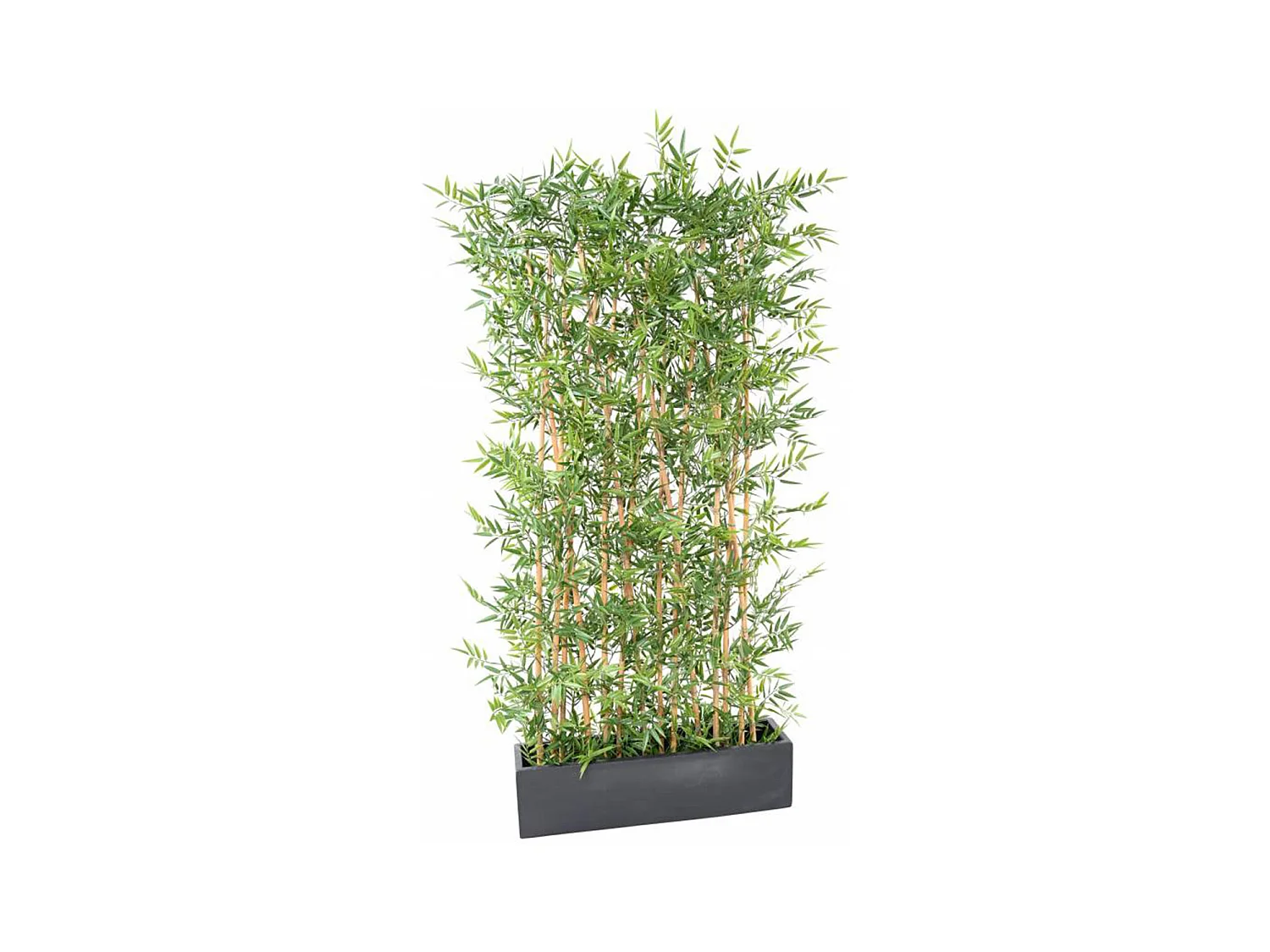 Plante artificielle extérieur coloris vert HAIE UV - 190 x 45 x 90 cm