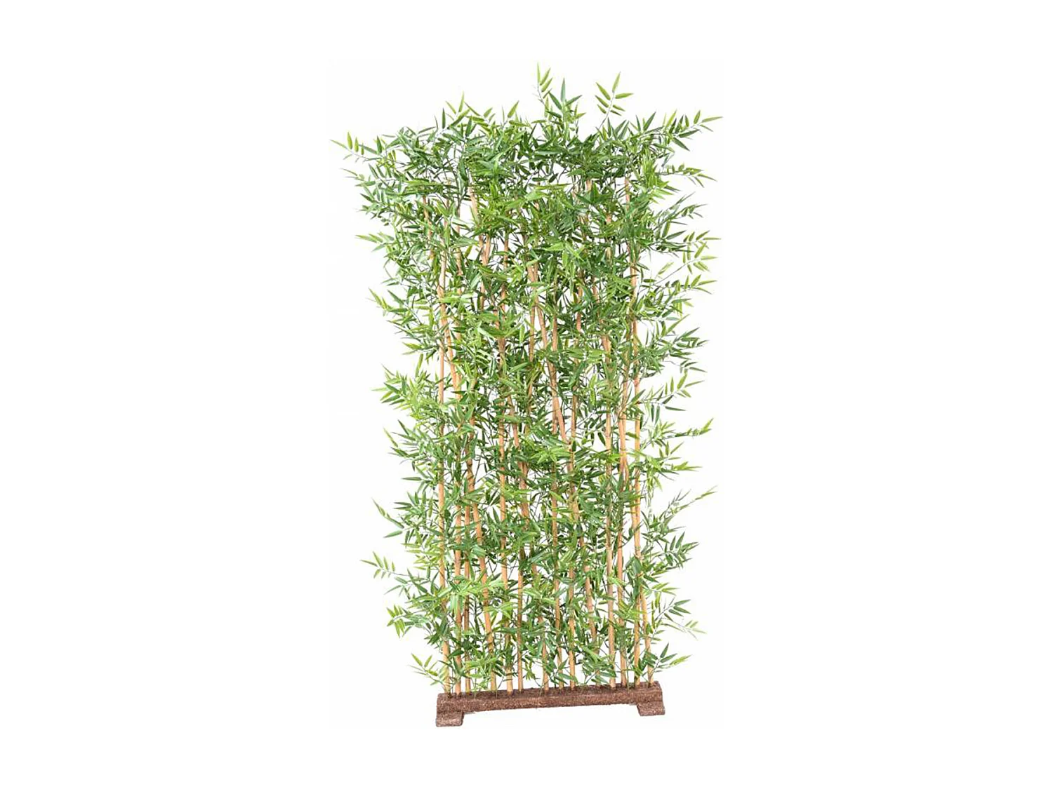 Plante artificielle extérieur coloris vert HAIE UV - 190 x 45 x 90 cm