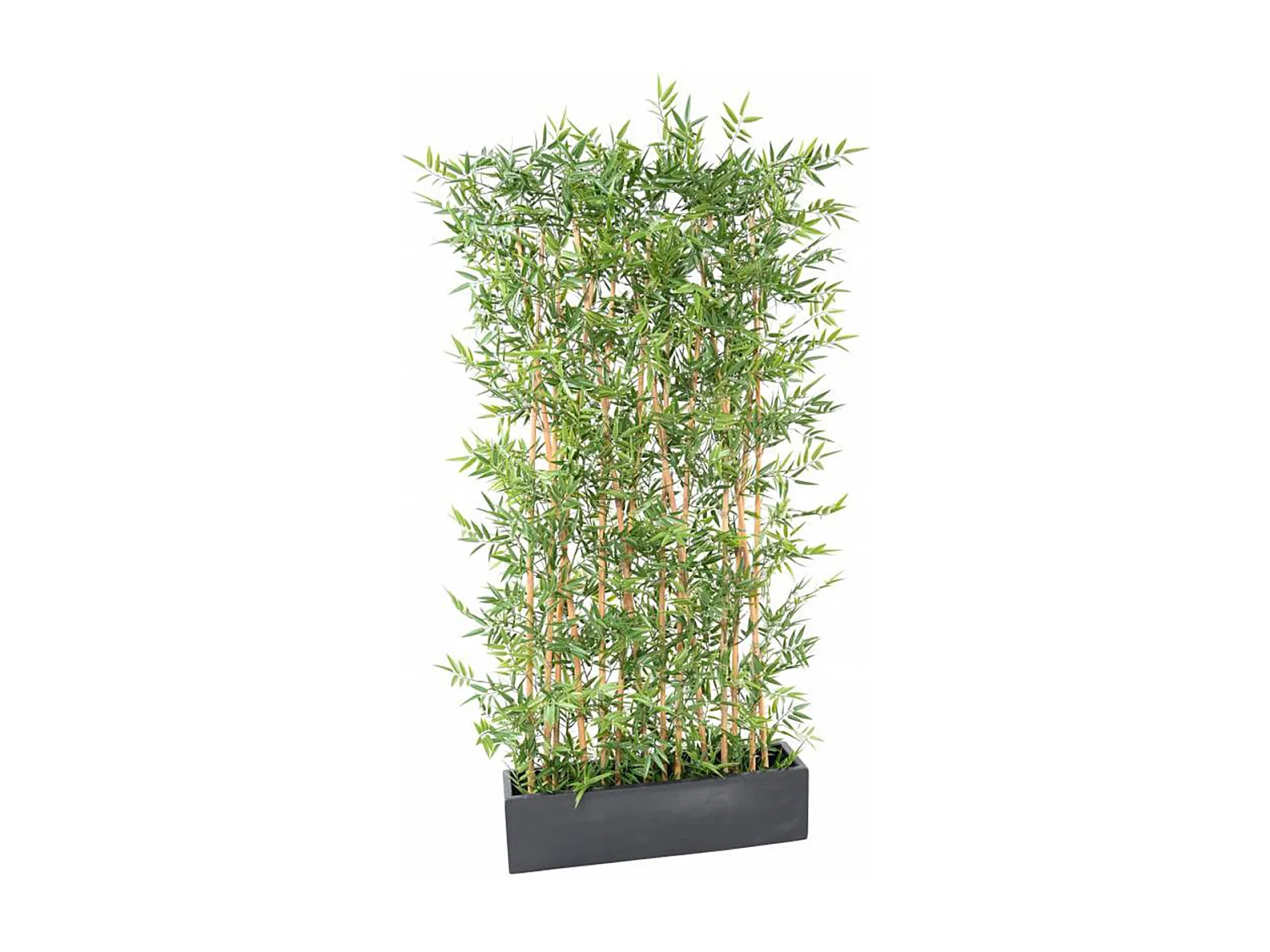 Plante artificielle extérieur coloris vert HAIE UV - 190 x 45 x 90 cm
