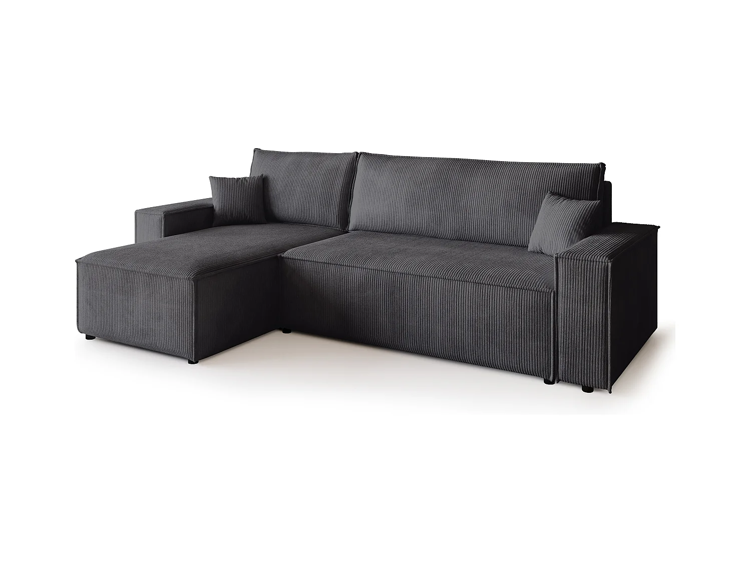 Hoekbank met slaapfunctie grijs ADI L