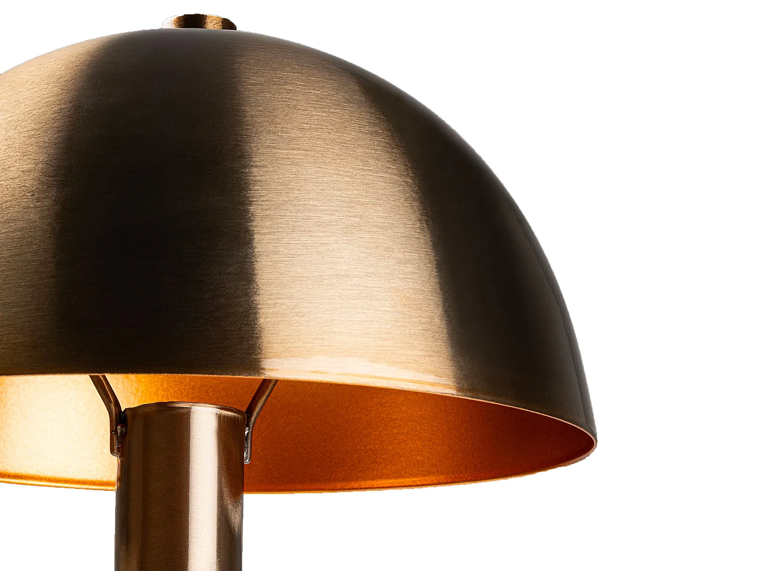 Applique murale champignon en métal effet laiton - H. 24 x D. 20 cm - ELDO