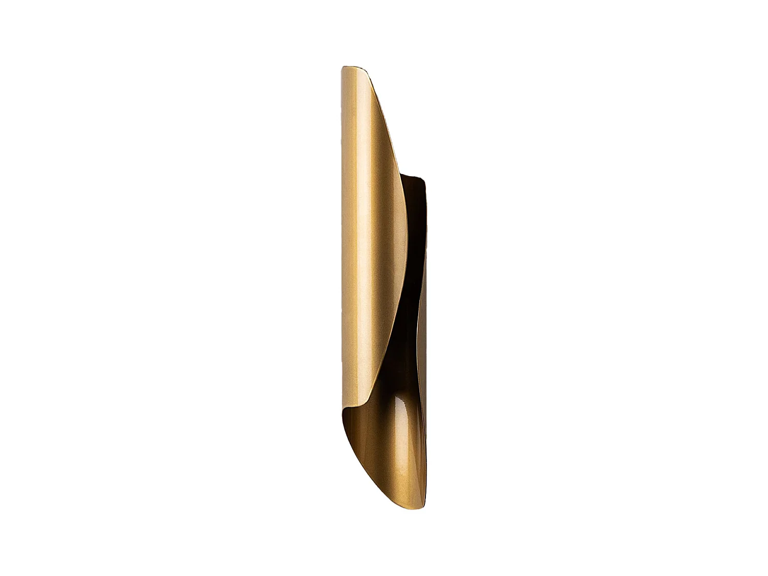 Aplique de pared de metal dorado - Alt. 40 x P.8 cm - LYNOR