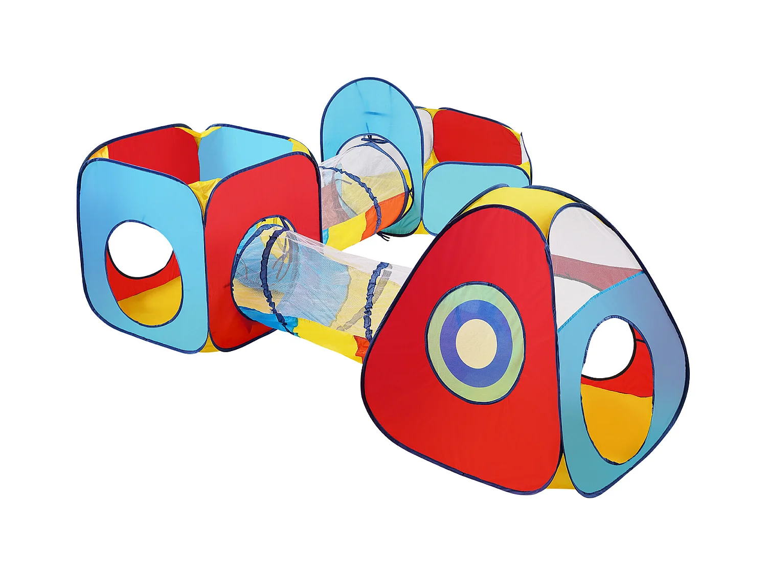 Tente de Jeu 5 en 1 pour Enfants SucceBuy avec Tunnel, Panier de Basket pour Tout-Petits, Garçons et Filles