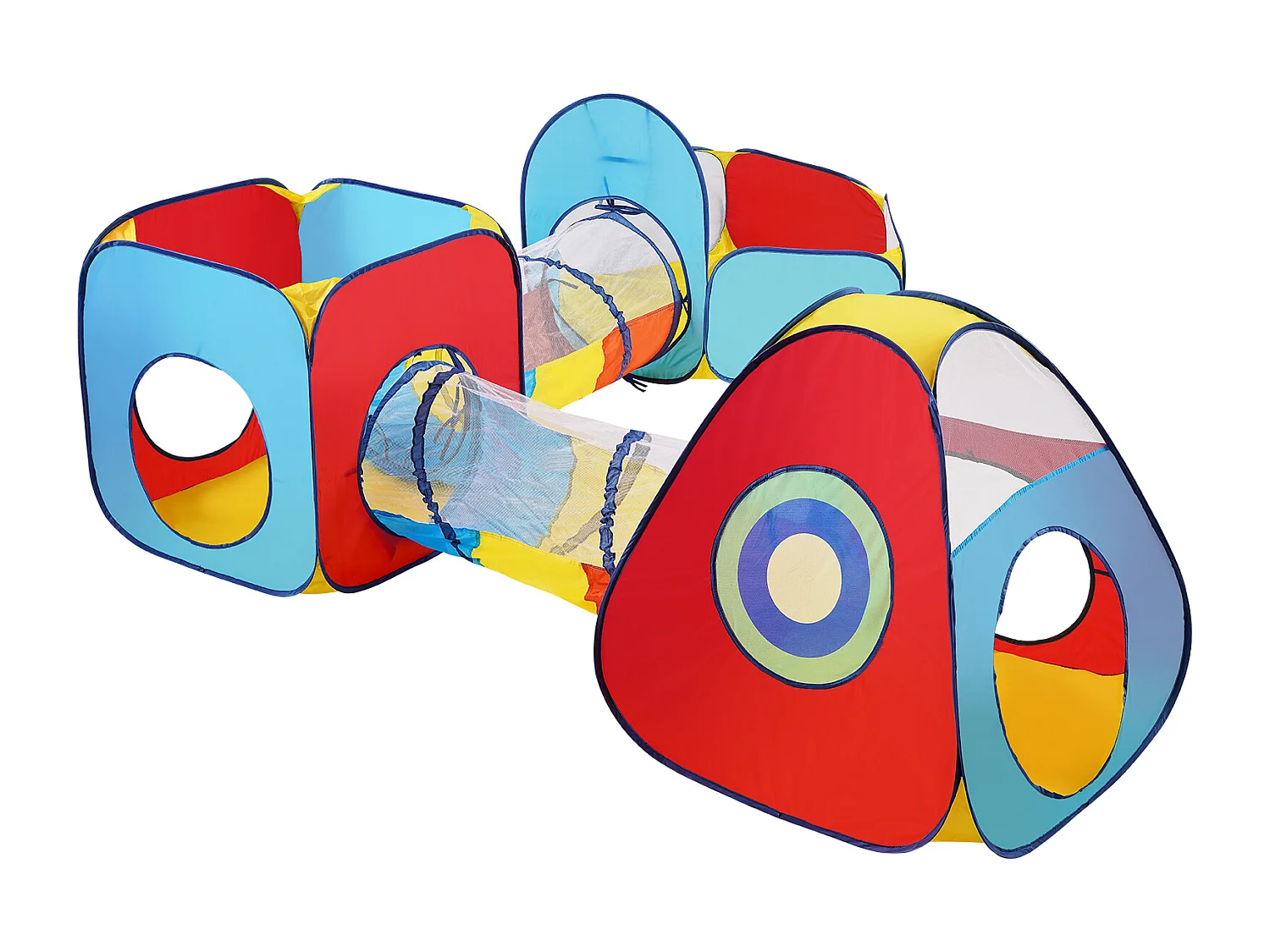 Tente de Jeu 5 en 1 pour Enfants SucceBuy avec Tunnel, Panier de Basket pour Tout-Petits, Garçons et Filles
