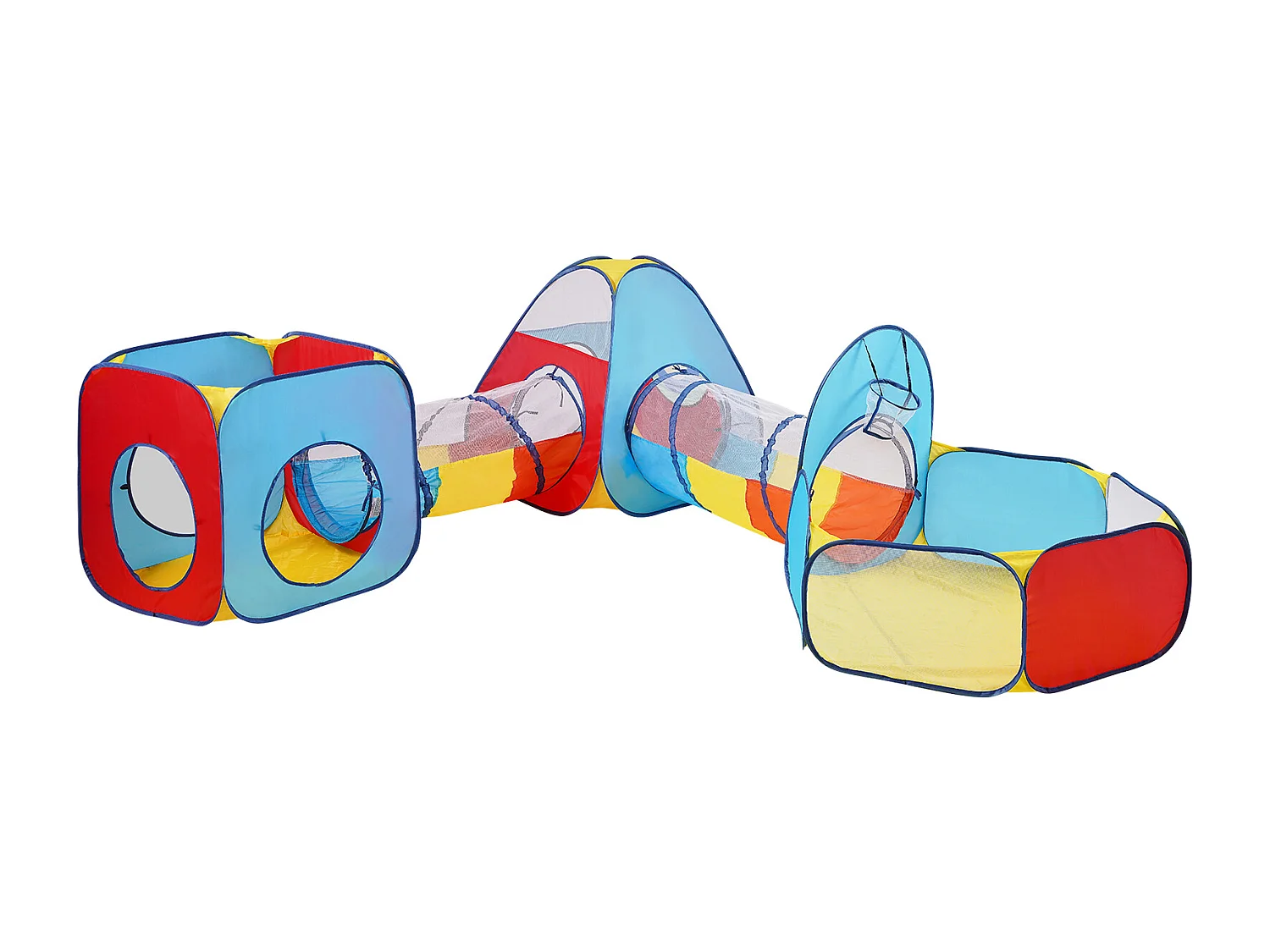 Tente de Jeu 5 en 1 pour Enfants SucceBuy avec Tunnel, Panier de Basket pour Tout-Petits, Garçons et Filles