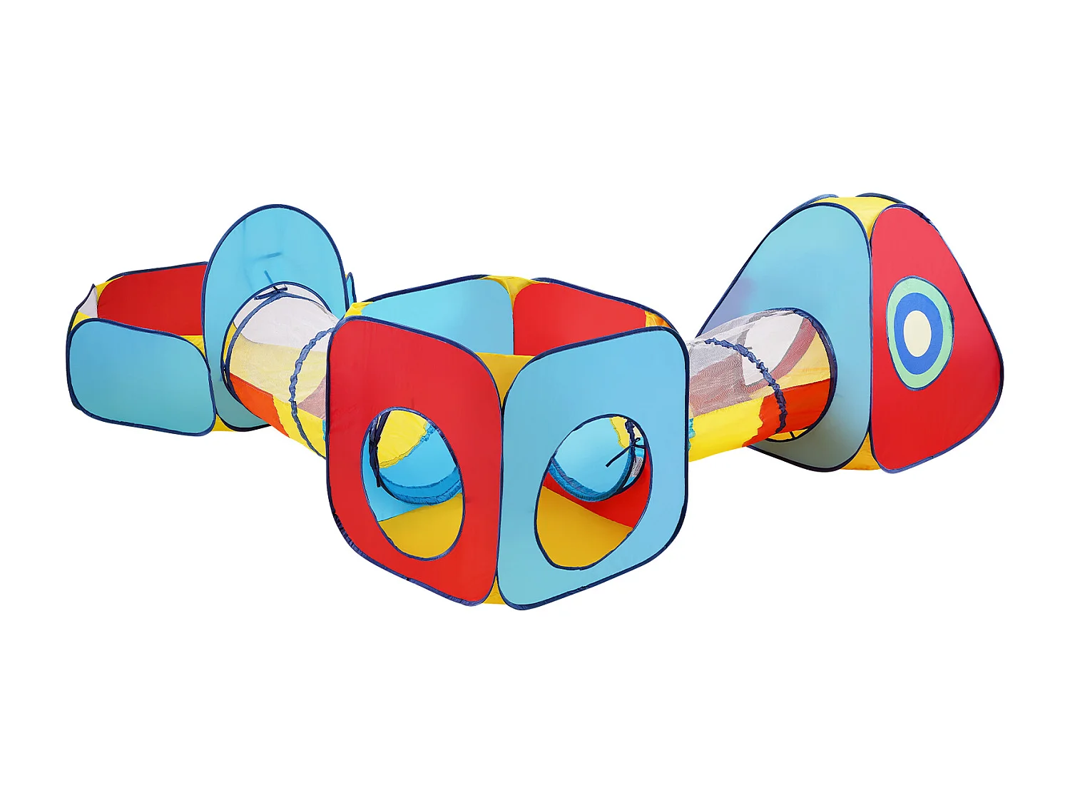 Tente de Jeu 5 en 1 pour Enfants SucceBuy avec Tunnel, Panier de Basket pour Tout-Petits, Garçons et Filles