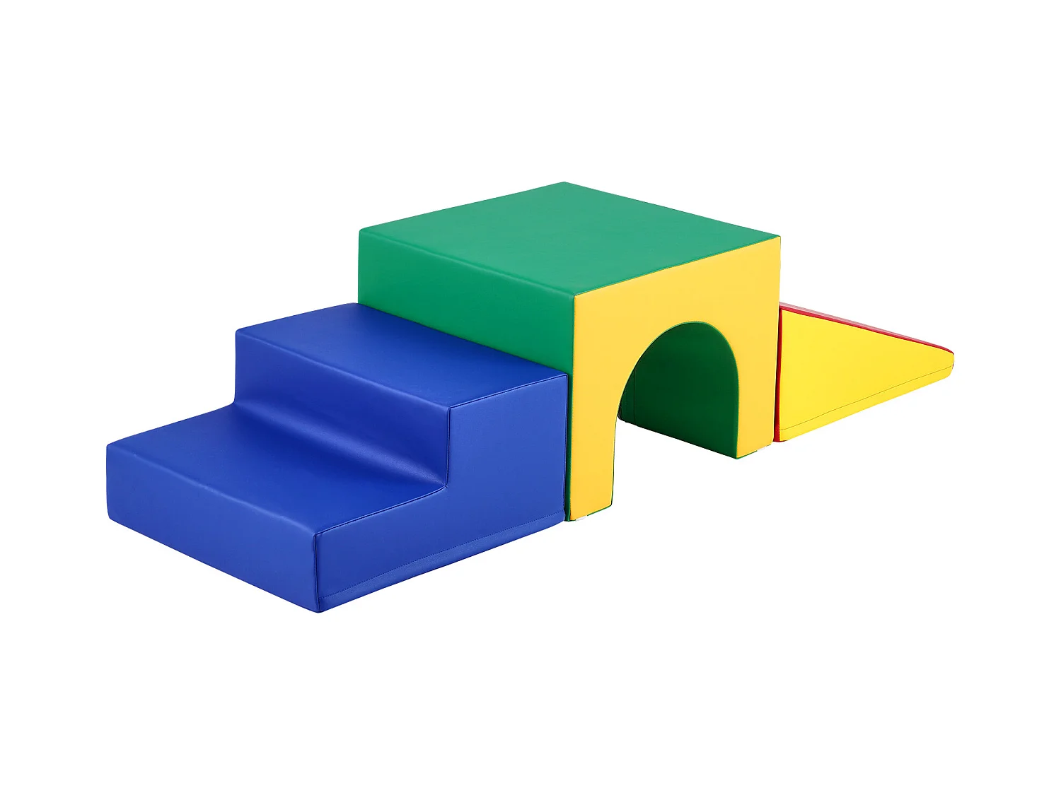 Grimpeur SucceBuy Ensemble de Jeu pour Tout-Petits Single Tunnel Climber, Blocs D'Escalade en Mousse avec Escaliers et Rampe