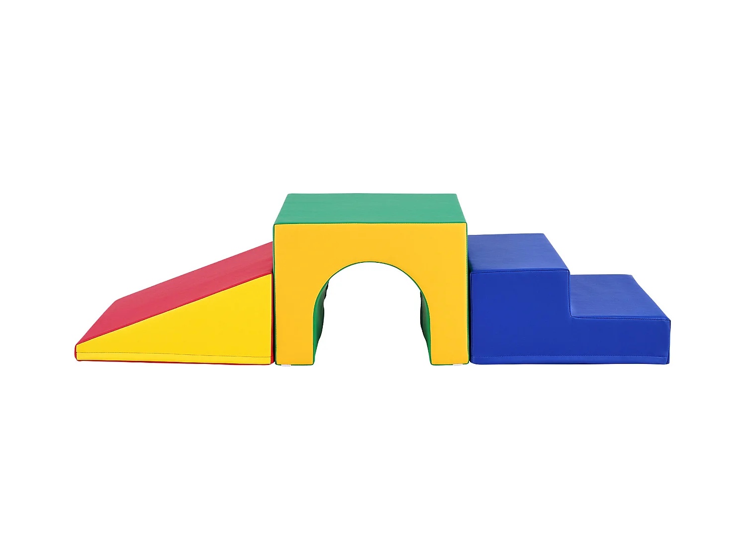 Grimpeur SucceBuy Ensemble de Jeu pour Tout-Petits Single Tunnel Climber, Blocs D'Escalade en Mousse avec Escaliers et Rampe