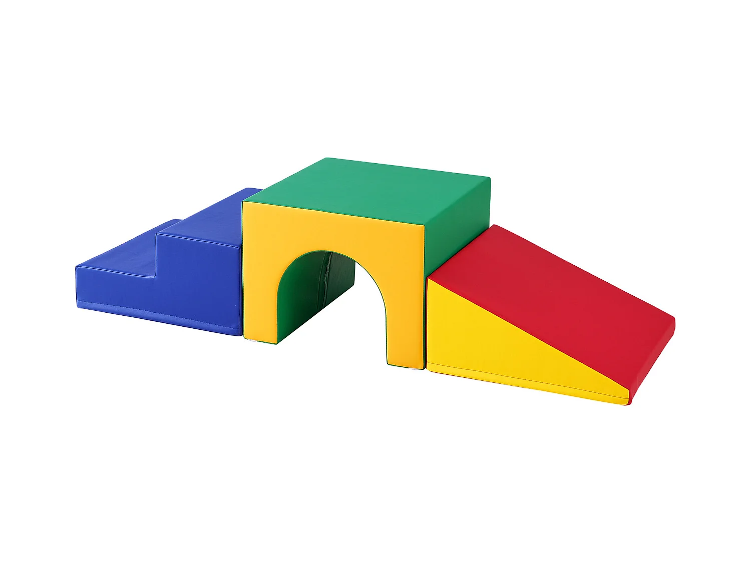 Grimpeur SucceBuy Ensemble de Jeu pour Tout-Petits Single Tunnel Climber, Blocs D'Escalade en Mousse avec Escaliers et Rampe