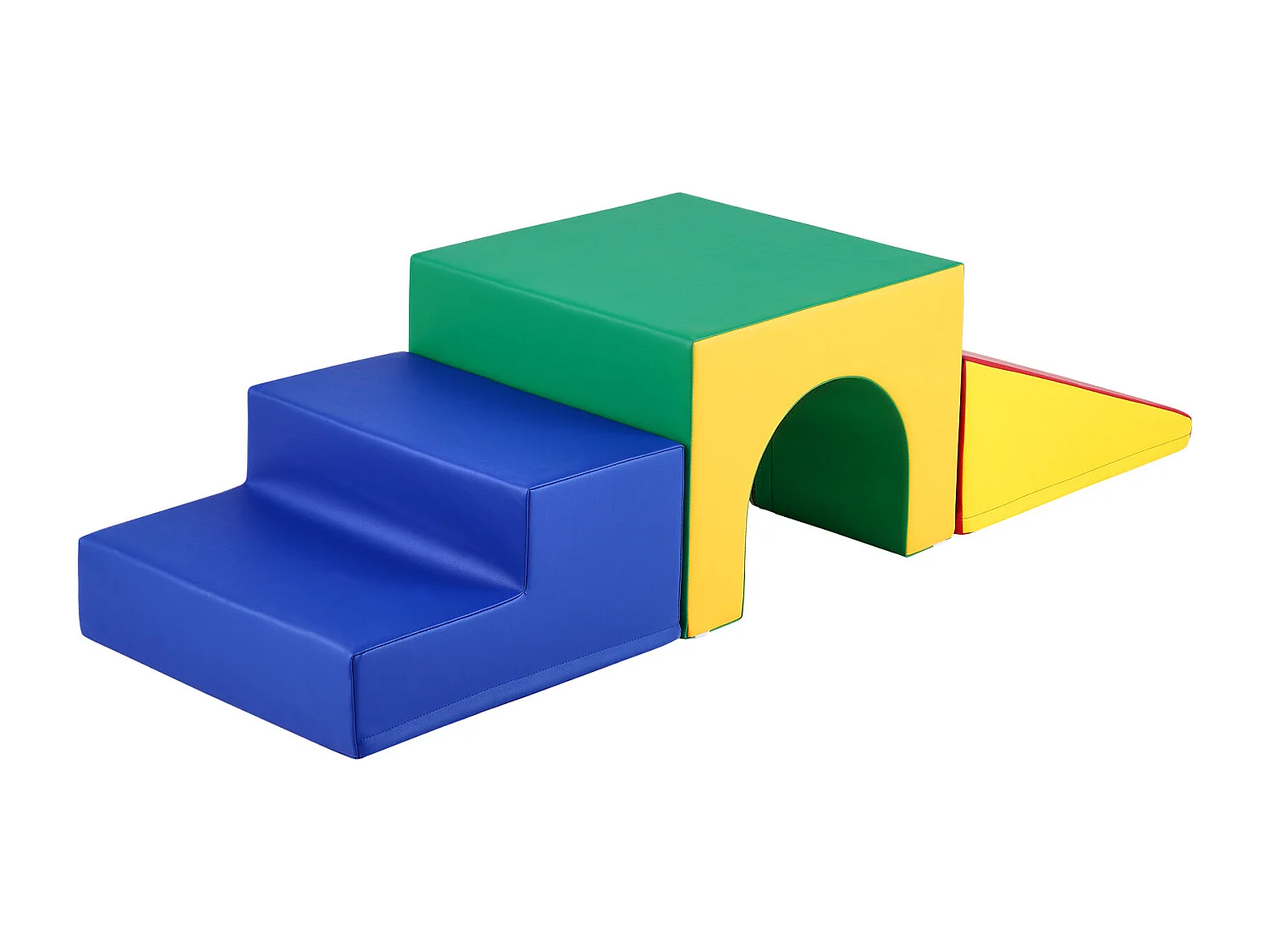 Grimpeur SucceBuy Ensemble de Jeu pour Tout-Petits Single Tunnel Climber, Blocs D'Escalade en Mousse avec Escaliers et Rampe
