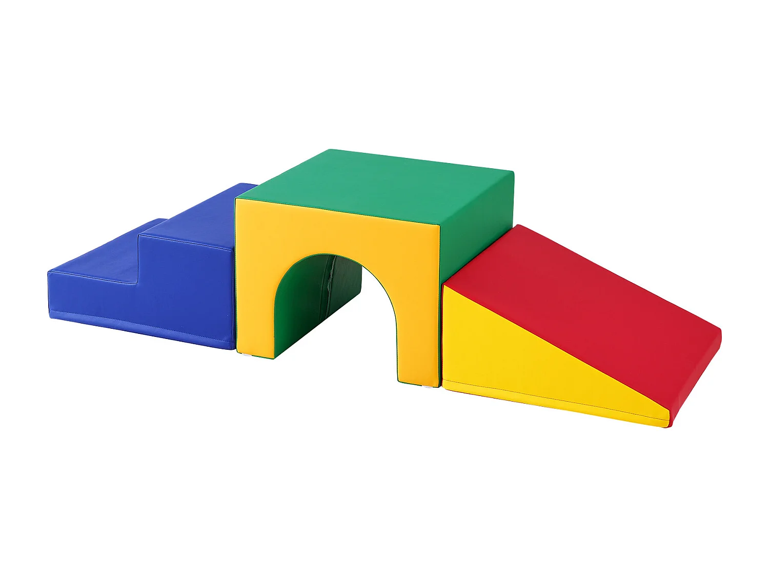 Grimpeur SucceBuy Ensemble de Jeu pour Tout-Petits Single Tunnel Climber, Blocs D'Escalade en Mousse avec Escaliers et Rampe