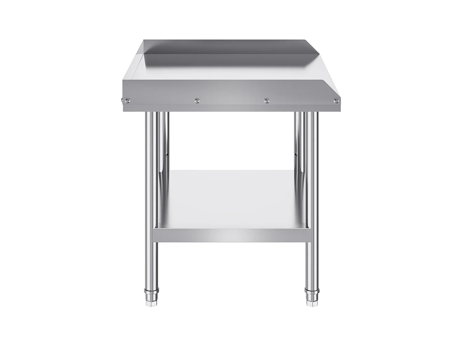 Table de Travail en Acier Inoxydable SucceBuy, 610 x 711 x 660 mm, Table de Préparation des Aliments Commerciale pour Restaurant