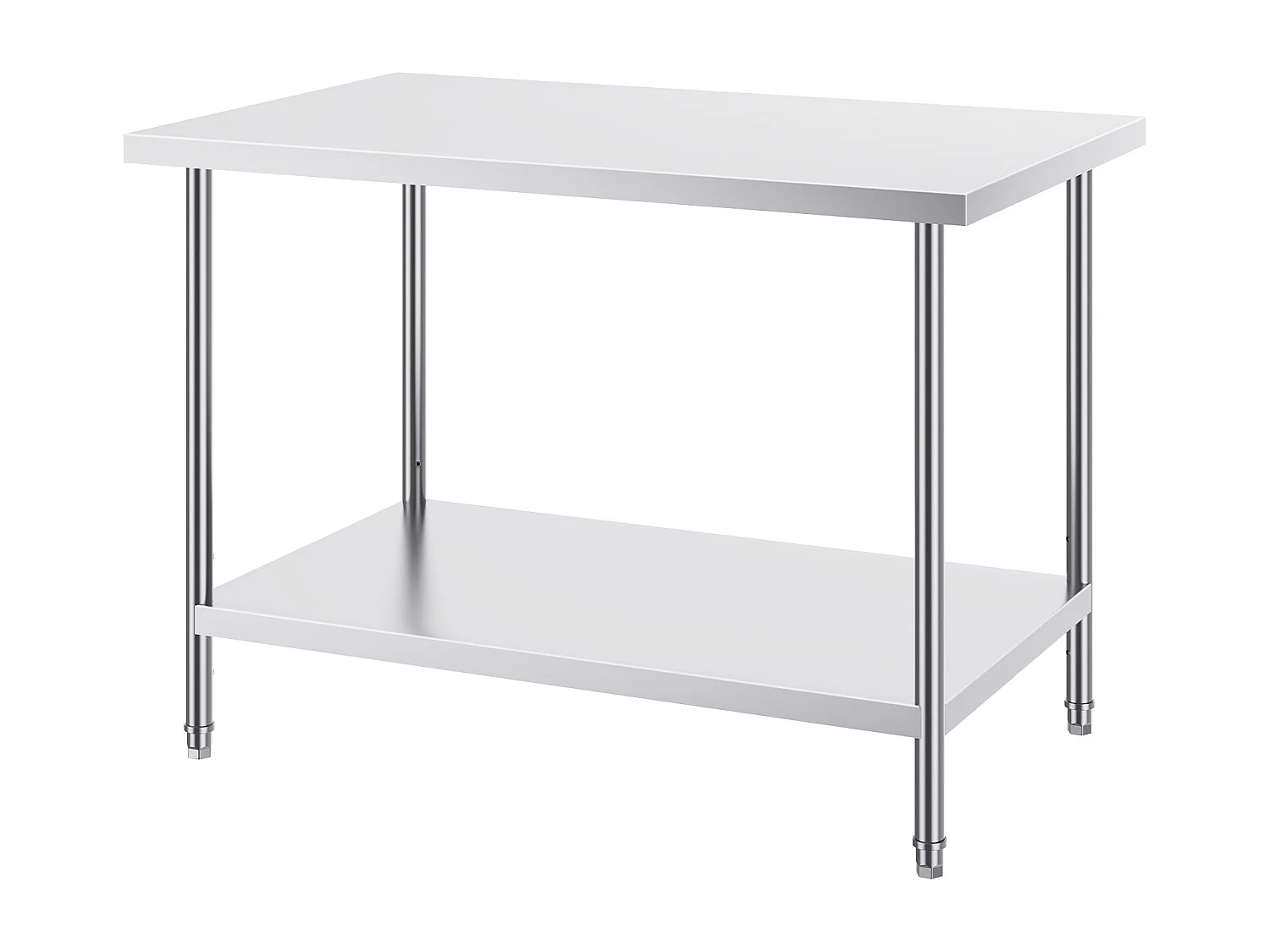 Stół Roboczy ze Stali Nierdzewnej SucceBuy, 762 x 1219 x 864 mm, Komercyjna Stacja Robocza dla Żywności