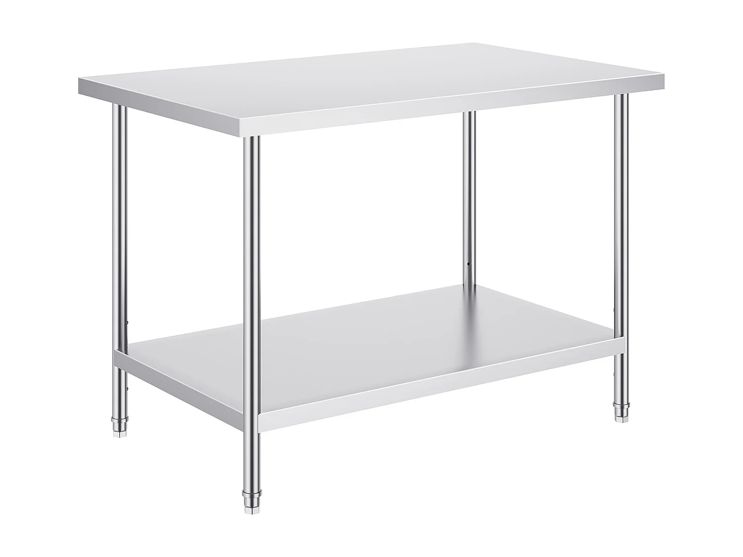 Stół Roboczy ze Stali Nierdzewnej SucceBuy, 762 x 1219 x 864 mm, Komercyjna Stacja Robocza dla Żywności