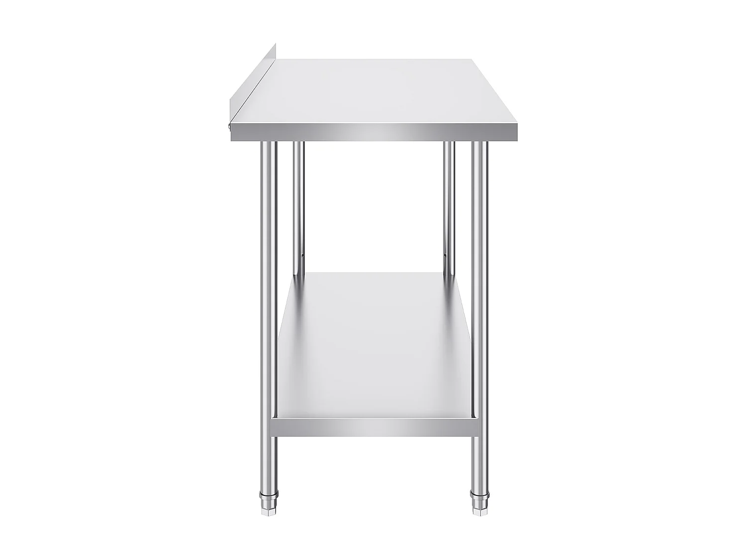 Table de Travail en Acier Inoxydable SucceBuy,610 x 1219 mm, Table de Préparation Alimentaire pour Cuisine Commerciale