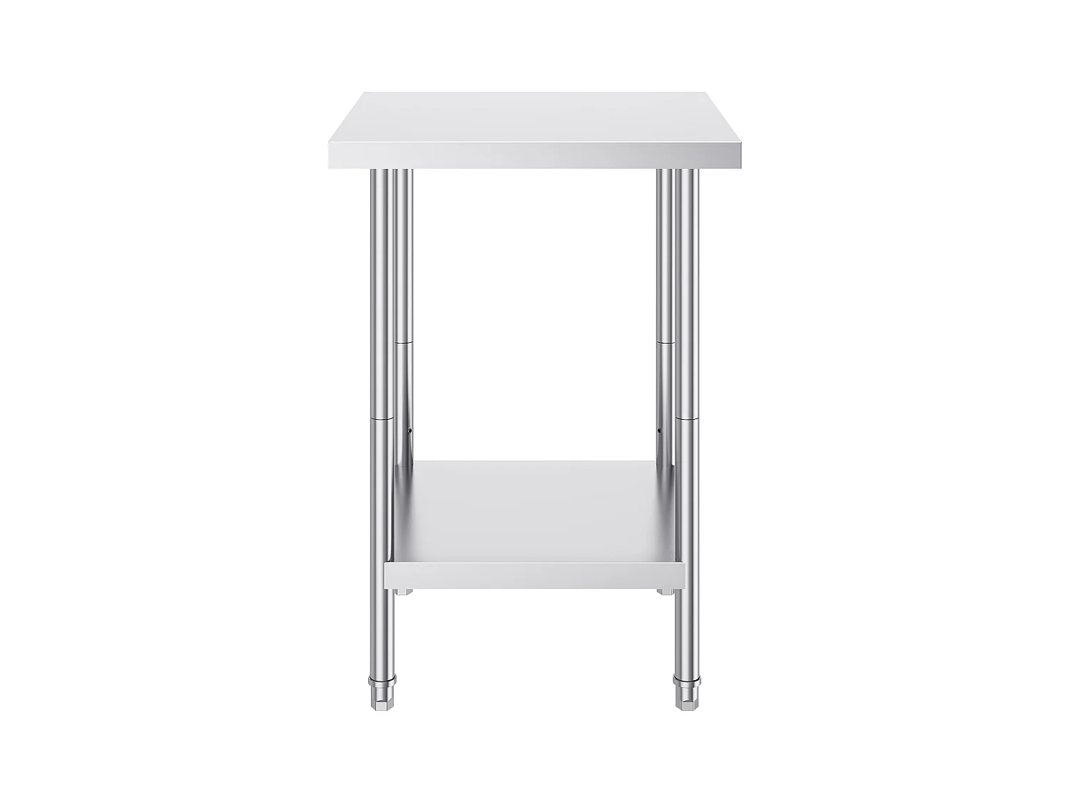 Werktafel voor Keuken SucceBuy, Voorbereidingstafel in RVS, 60.96x60.96x86.36 cm, Commercieel Voedingswerkpost