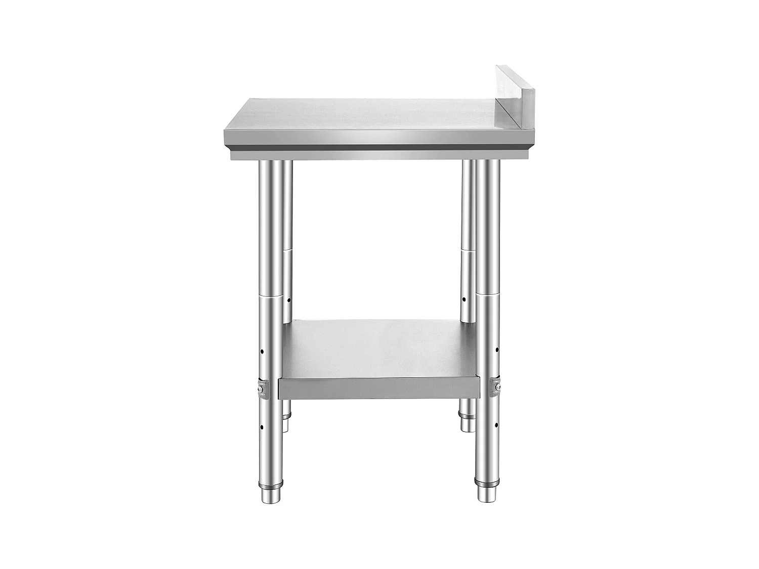 Table de Travail Cuisine en Acier Inoxydable SucceBuy, Table de Préparation des Aliments 60.96x60.96 cm