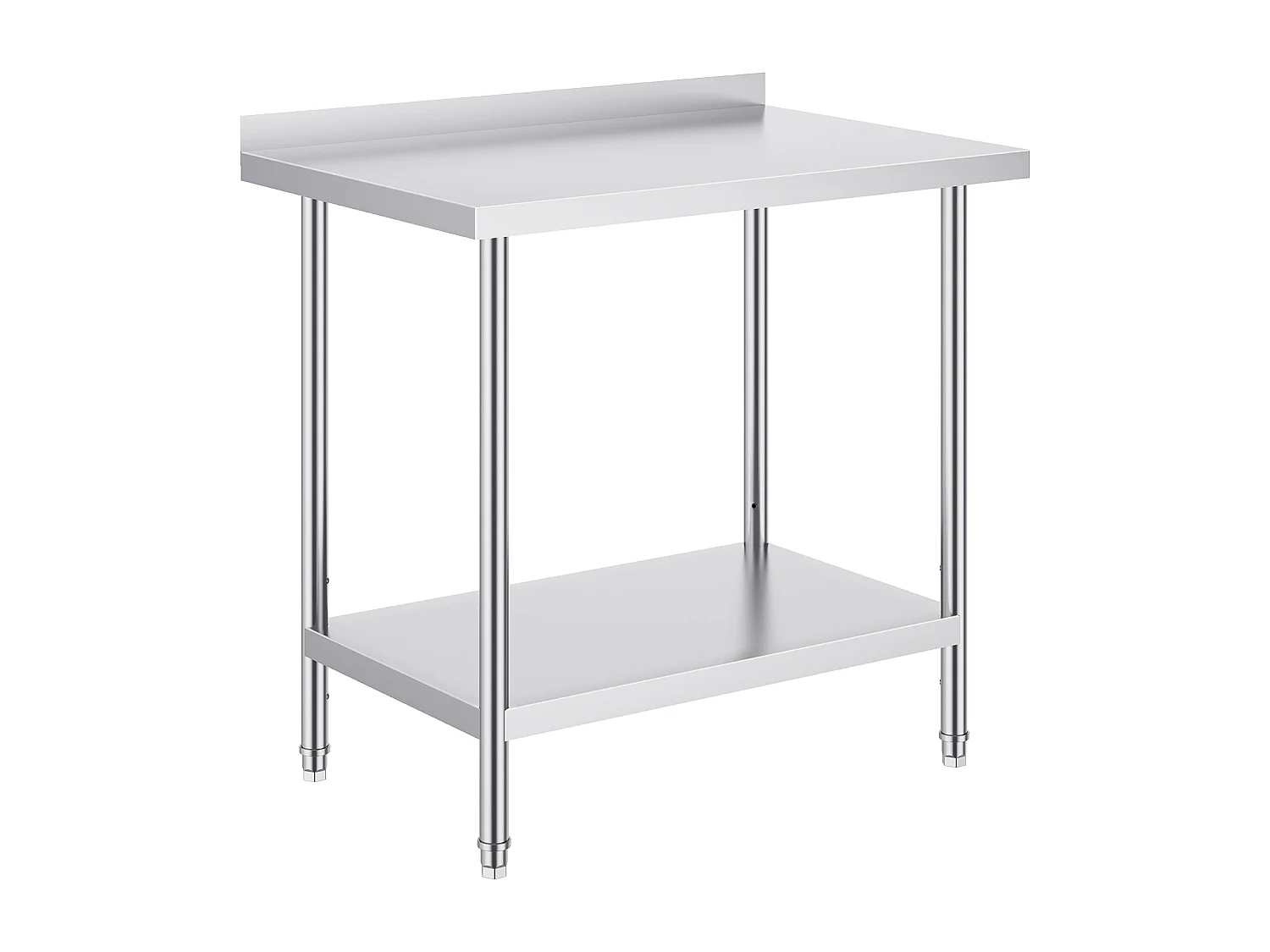 Edelstahl-Arbeitstisch SucceBuy, Lebensmittelzubereitungstisch für die Gewerbliche Küche, 91,4 x 61 cm