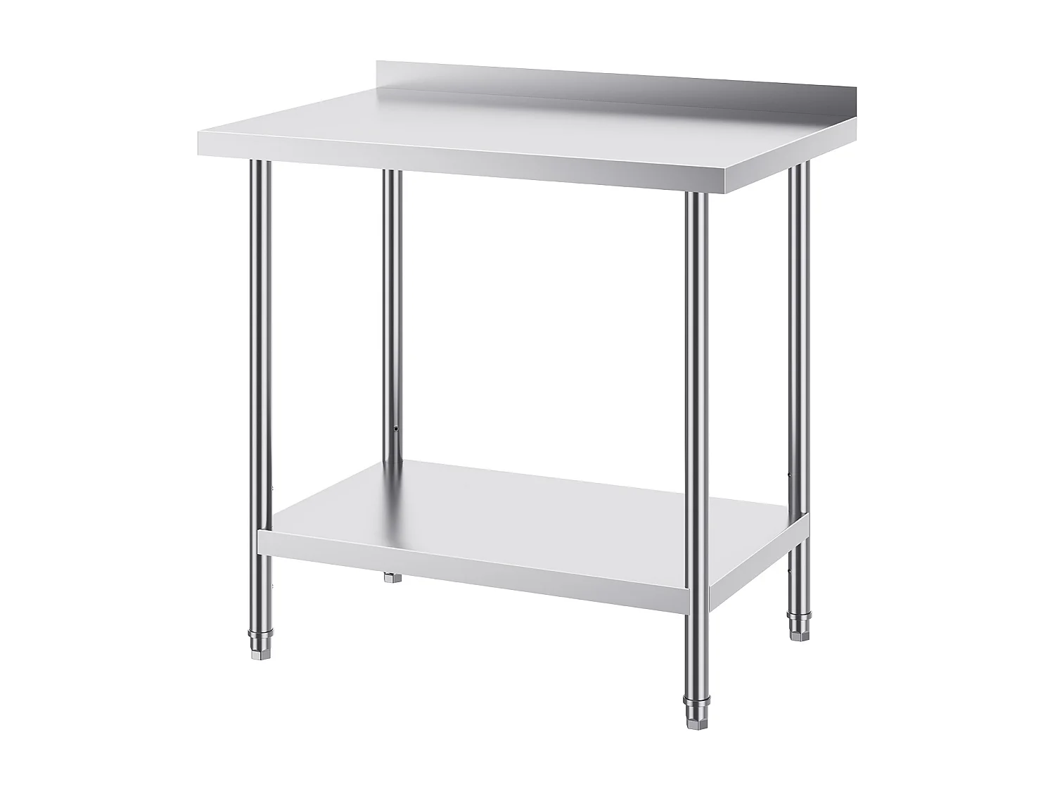 Edelstahl-Arbeitstisch SucceBuy, Lebensmittelzubereitungstisch für die Gewerbliche Küche, 91,4 x 61 cm