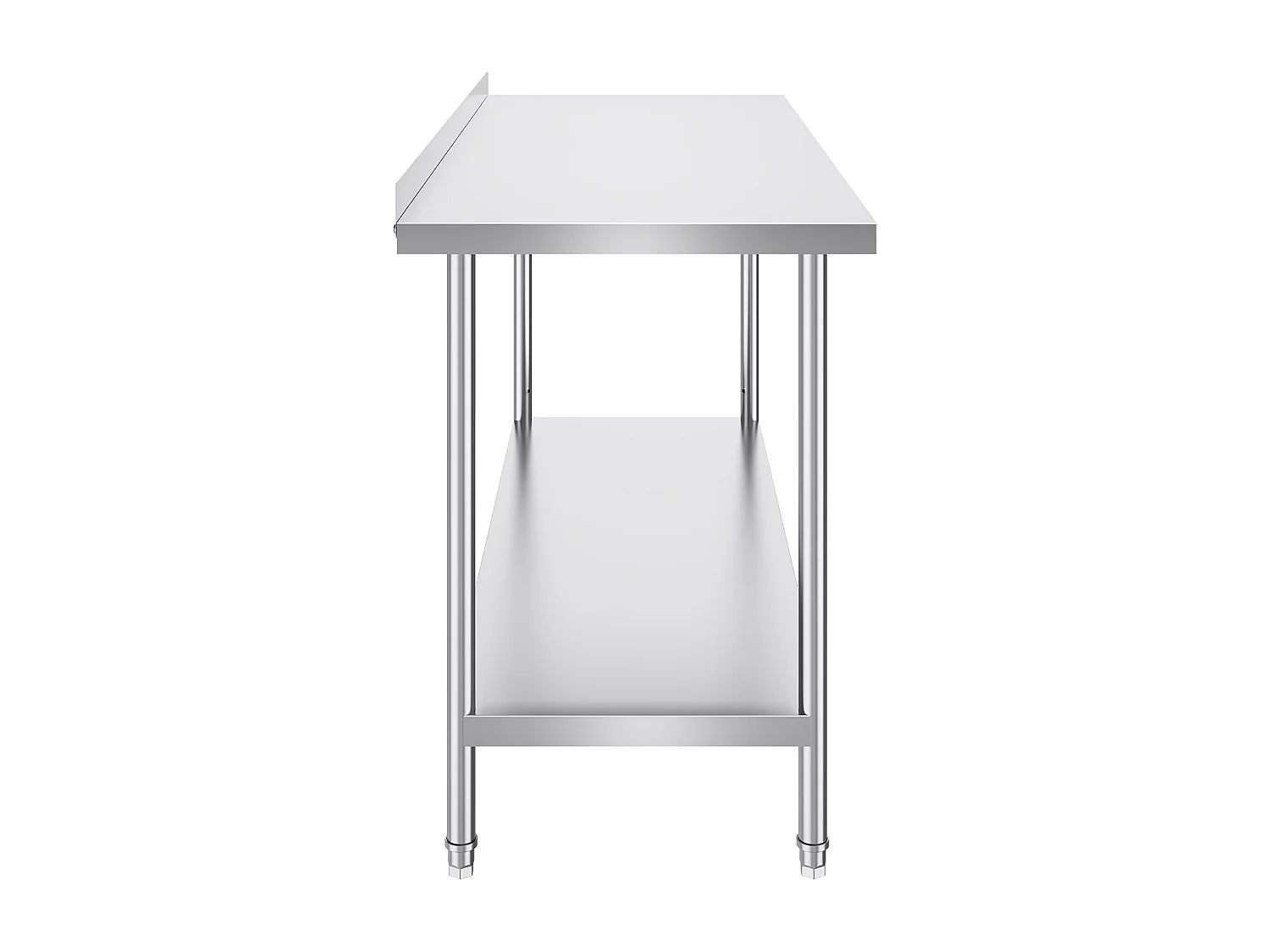Table de Travail Cuisine SucceBuy, Table de Travail en Acier Inoxydable 60.96x152.4 cm, Commerciale