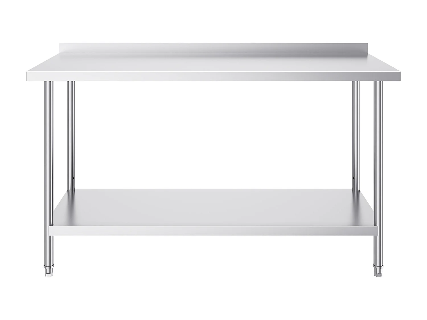 Table de Travail Cuisine SucceBuy, Table de Travail en Acier Inoxydable 60.96x152.4 cm, Commerciale