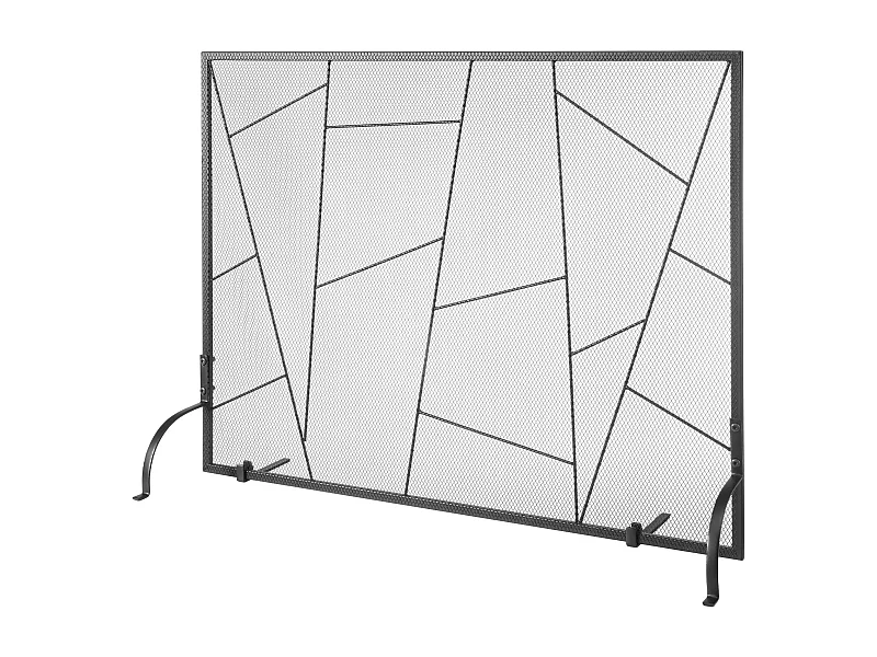 Parafogo de Chaminé SucceBuy Parafogo em Malha Metálica com 1 Painel 90.6 x 72 CM