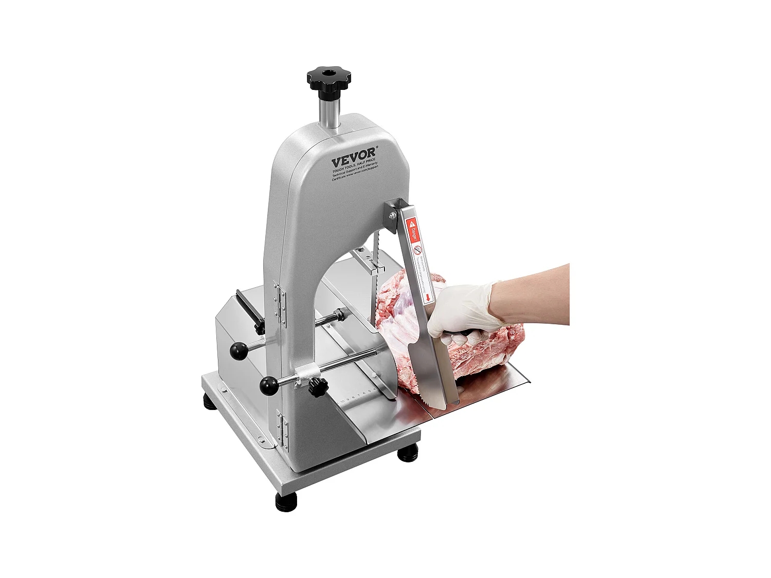 Machine de Scie à Os SucceBuy 650 W, Scie à Ruban Électrique en Acier Inoxydable, pour Viande