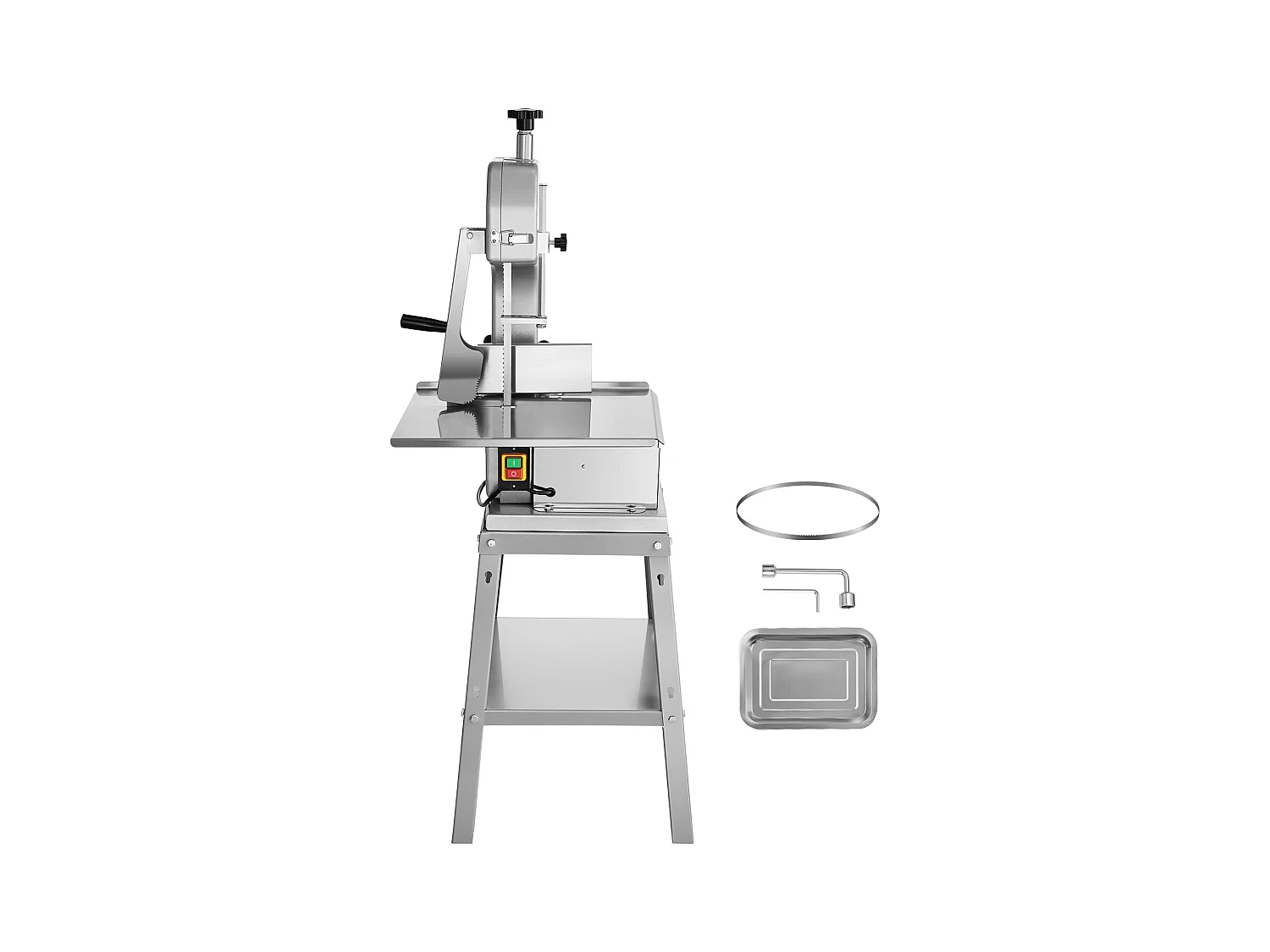 Machine de Scie à Os SucceBuy, Scie à Viande Électrique, Machine à Scier les Os en Acier Inoxydable, 1800 W, 5 Lames