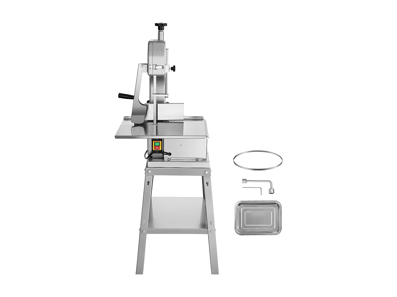 Machine de Scie à Os SucceBuy, Scie à Viande Électrique, Machine à Scier les Os en Acier Inoxydable, 1800 W, 5 Lames