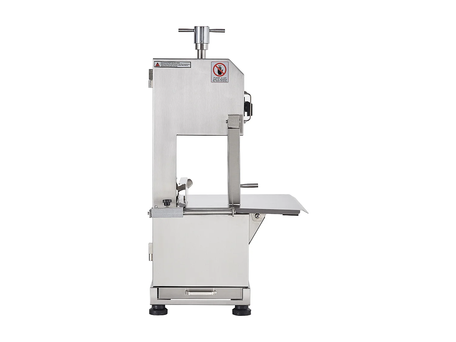 Machine de Scie à Os SucceBuy 2200 W, Scie à Ruban Électrique en Acier Inoxydable, Commerciale