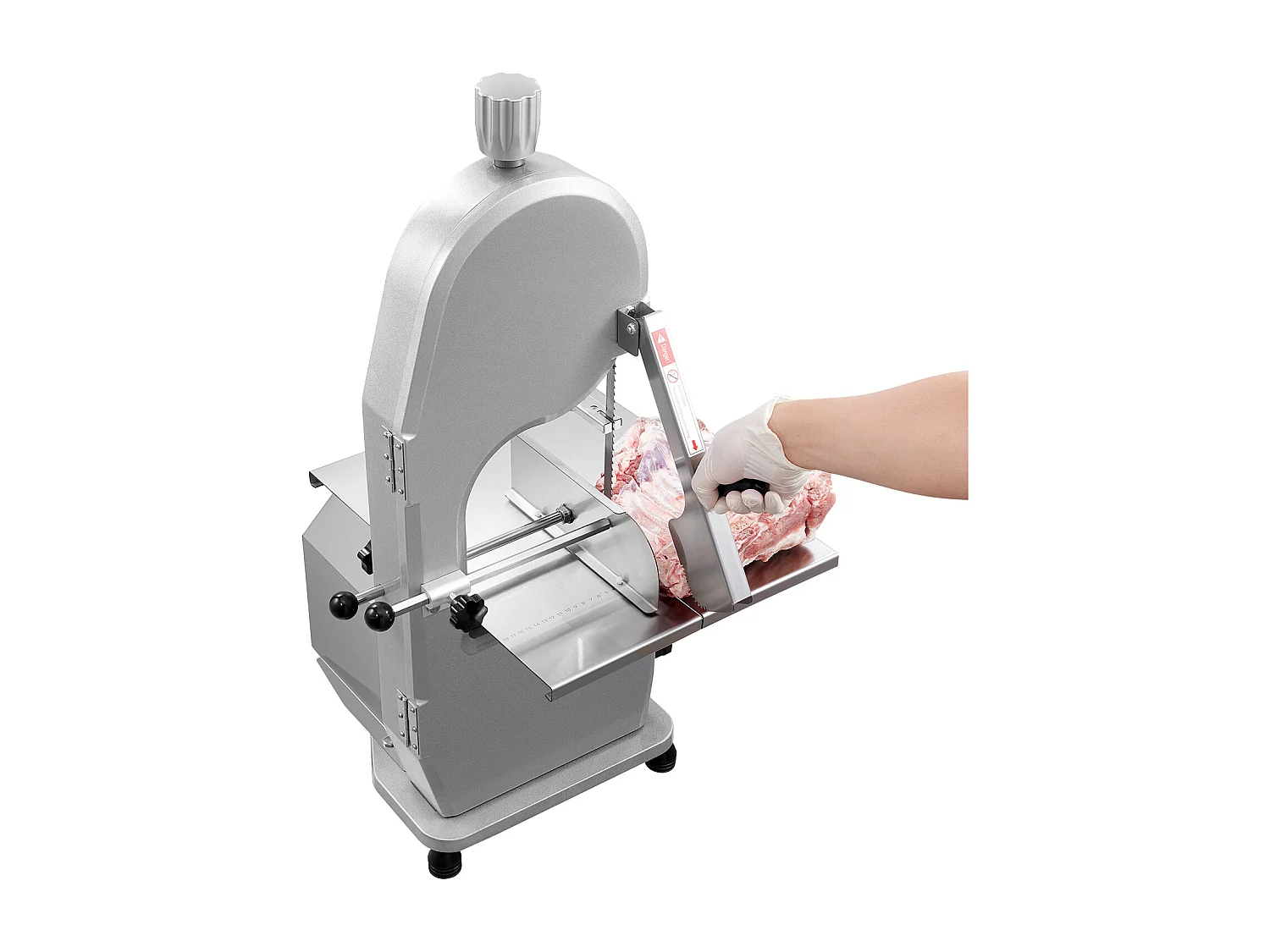 Machine de Scie à Os SucceBuy, Scie à Ruban Électrique pour la Viande, 1800 W, Acier Inoxydable, Coupe-os Haute Capacité