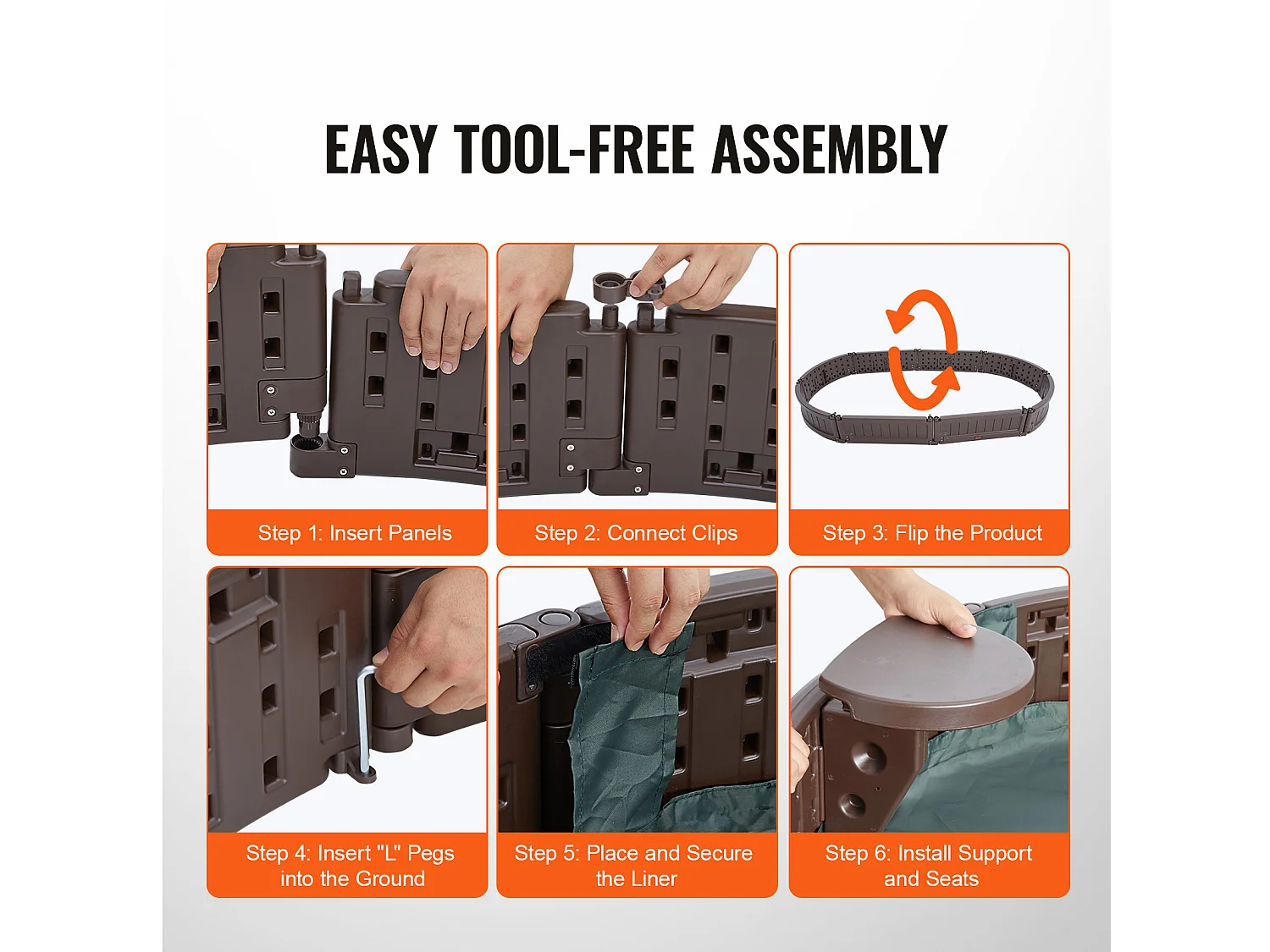 Bac à Sable SucceBuy, Ovale HDPE, Extérieur Jardin, 3-12 Ans, pour Événements, Fêtes, Décoration Intérieure