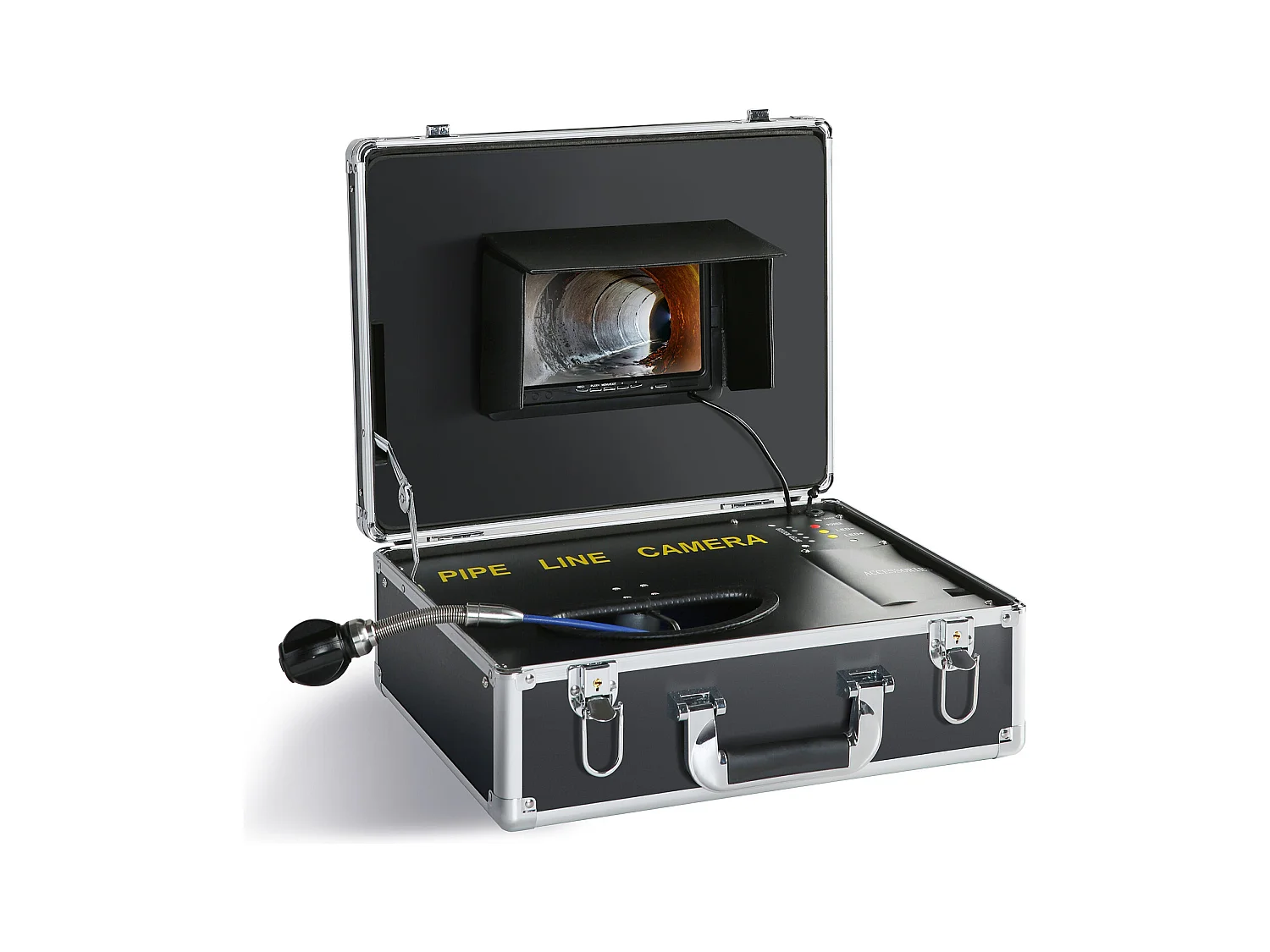 Caméra d'Égout SucceBuy, Câble de 50 m, Caméra d'Inspection de Tuyaux avec Écran de 18 cm