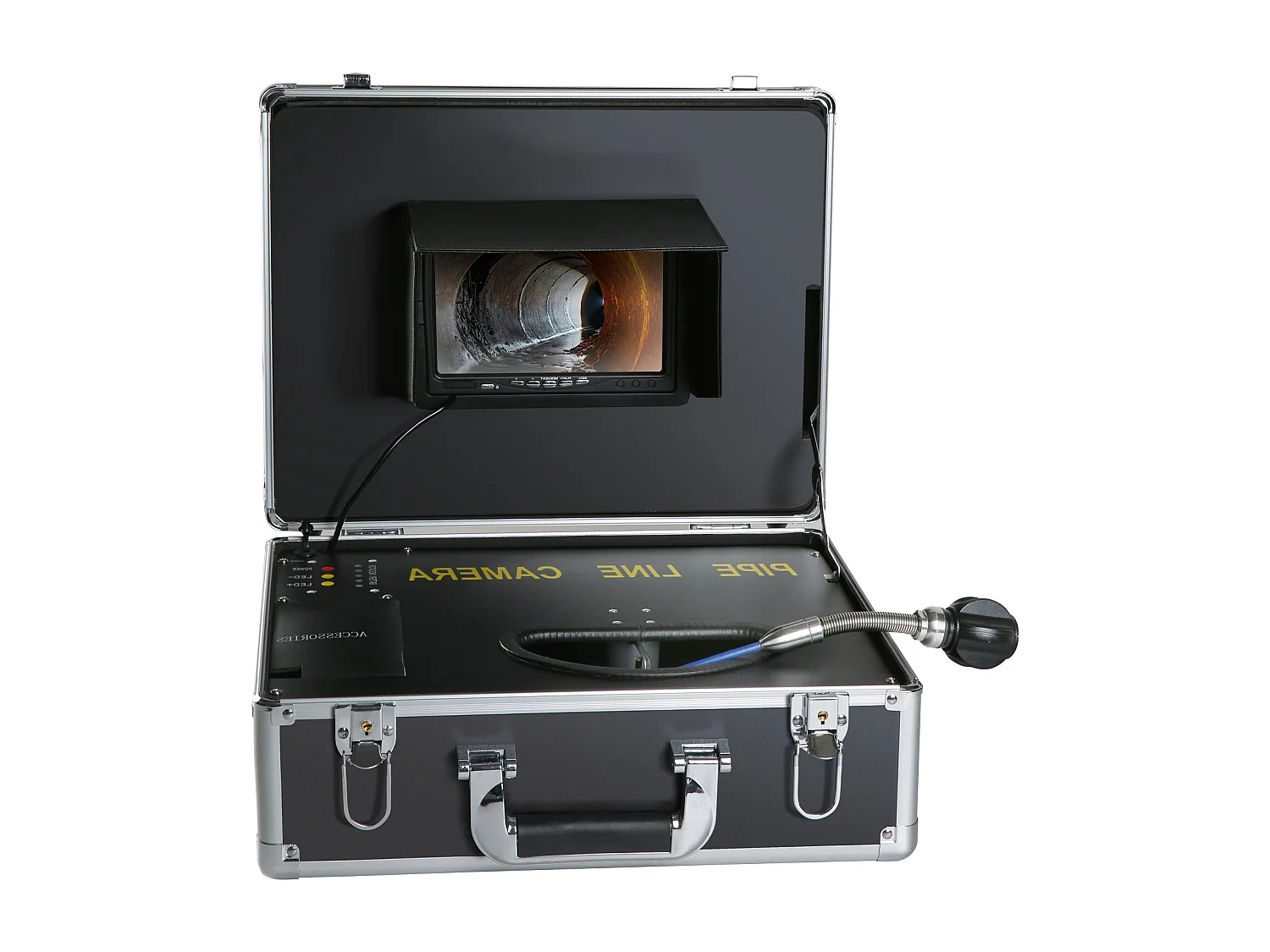 Caméra d'Égout SucceBuy, Câble de 50 m, Caméra d'Inspection de Tuyaux avec Écran de 18 cm