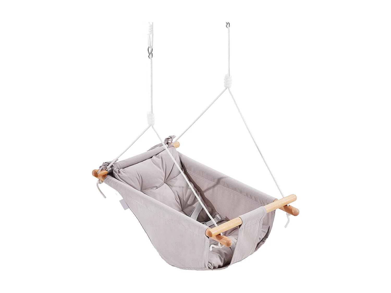 Siège de Balançoire Hamac en Toile SucceBuy, Balançoire pour Bébé à 3 Modes, Harnais à 5 Points, Utilisation Intérieure/Extérieure