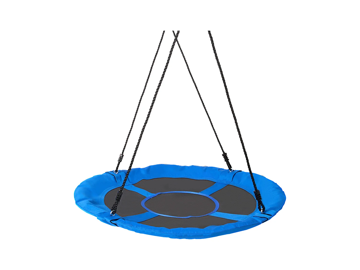 Balançoire Nid d’Oiseau SucceBuy 101.6cm Balançoire soucoupe Capacité 340.2kg 900D Oxford Bleu