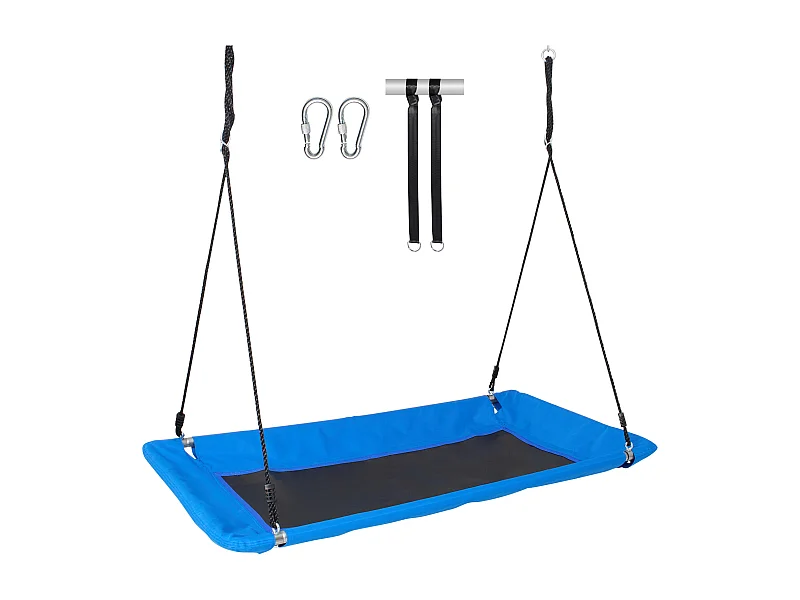 Balançoire à Plateforme SucceBuy de 152.4cm, Balançoire d'Arbre pour Enfants, Capacité de 317.5kg