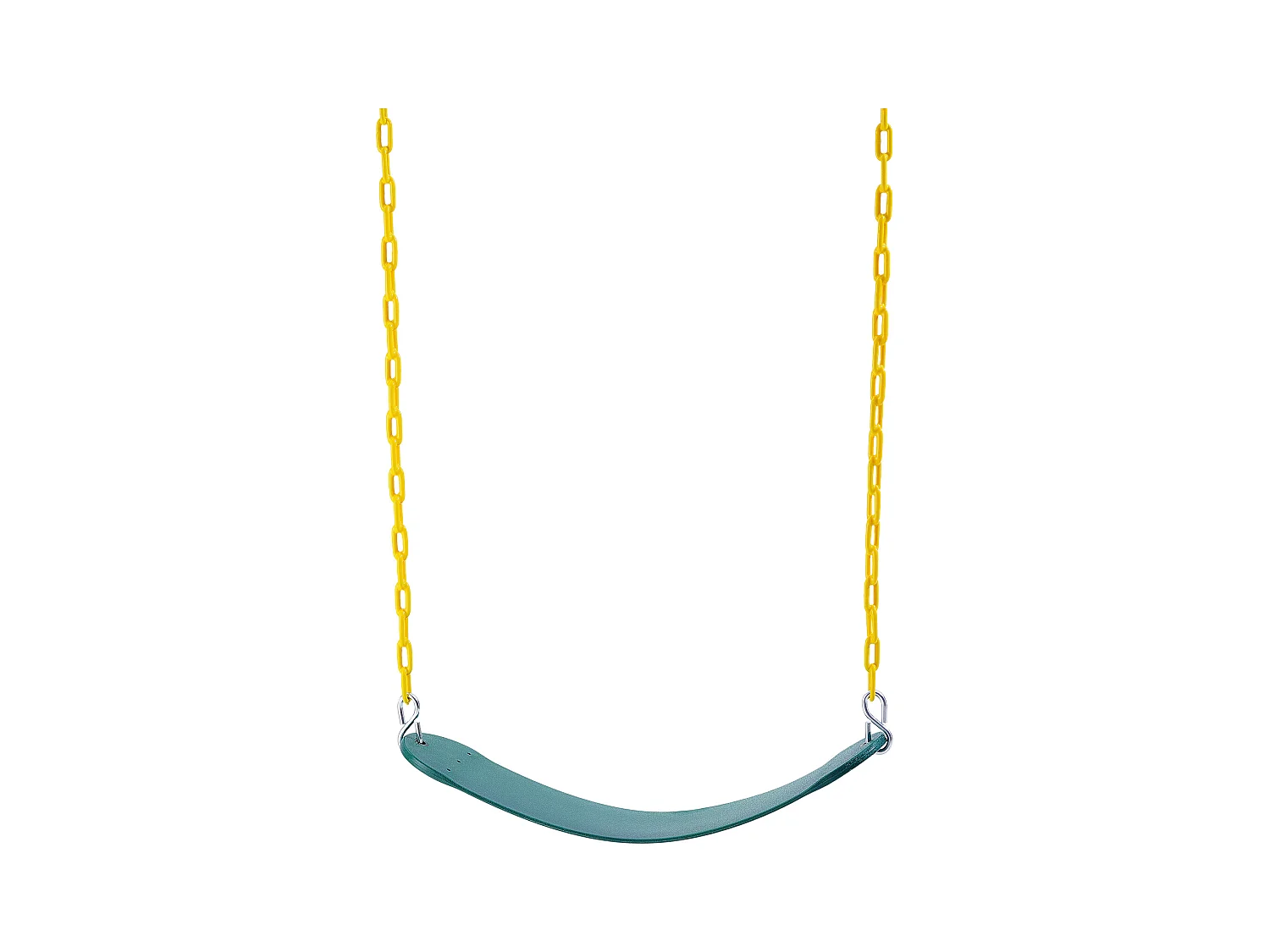 Sièges de Balançoire SucceBuy, Lot de 2, Remplacement pour Balançoire d'Extérieur, Chaîne de 168cm