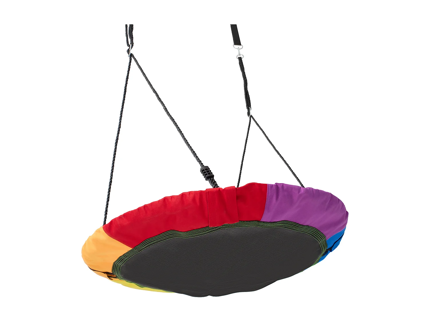 Balançoire Nid d’Oiseau SucceBuy 101.6cm Balançoire soucoupe Capacité de 340.2kg Oxford 900D Multicolore