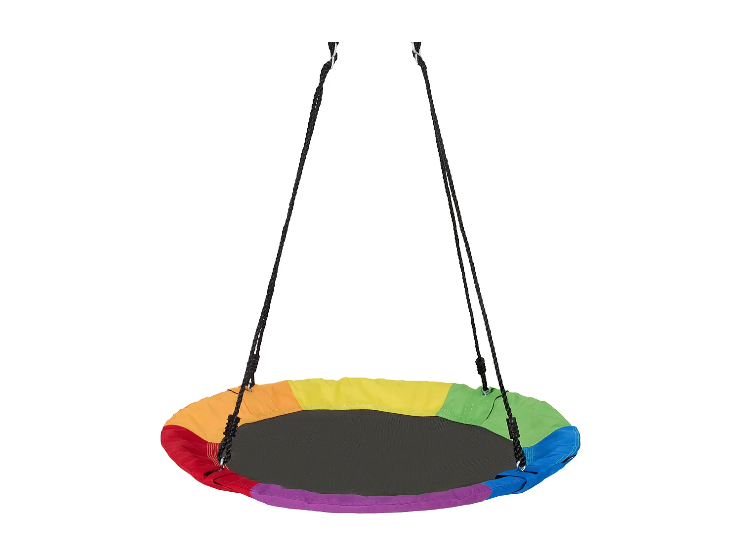 Balançoire Nid d’Oiseau SucceBuy 101.6cm Balançoire soucoupe Capacité de 340.2kg Oxford 900D Multicolore