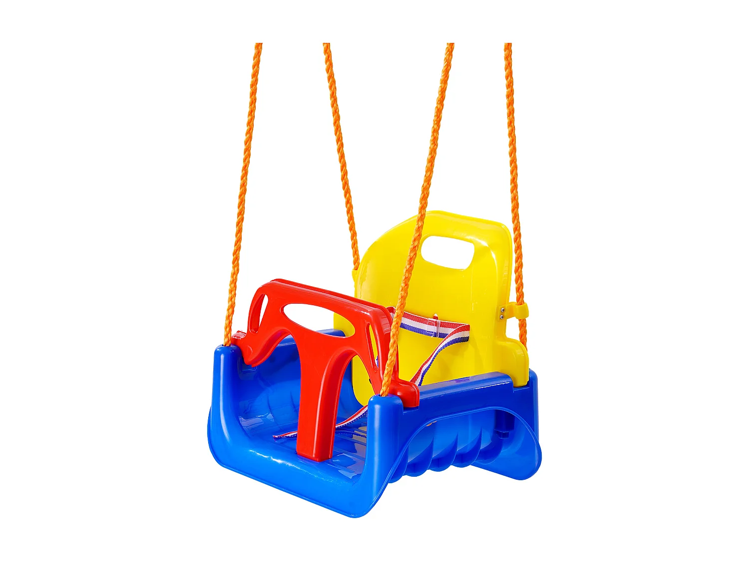 Siège de Balançoire pour Tout-Petit 3 en 1 SucceBuy, Balançoire pour Bébé avec Cordes Réglables et Mousquetons