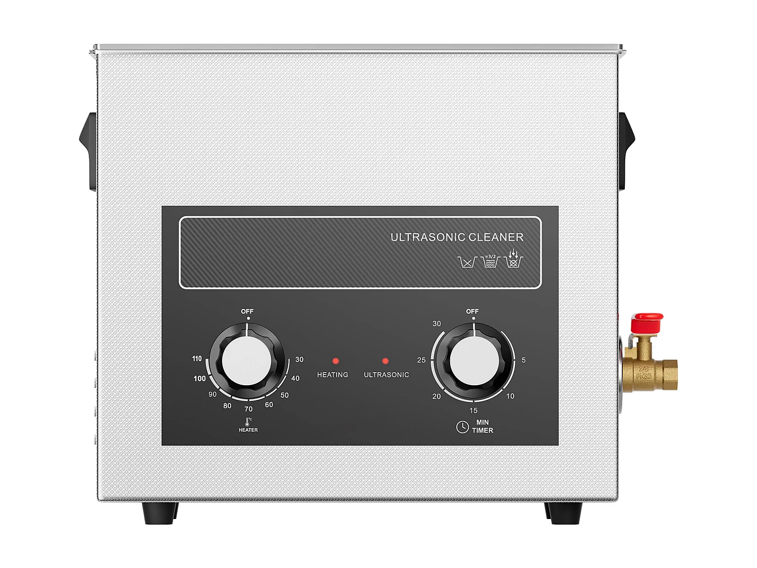 Nettoyeur SucceBuy Nettoyeur à Ultrasons 6L, Chauffage, Minuterie, Panier, 180 W Sonic