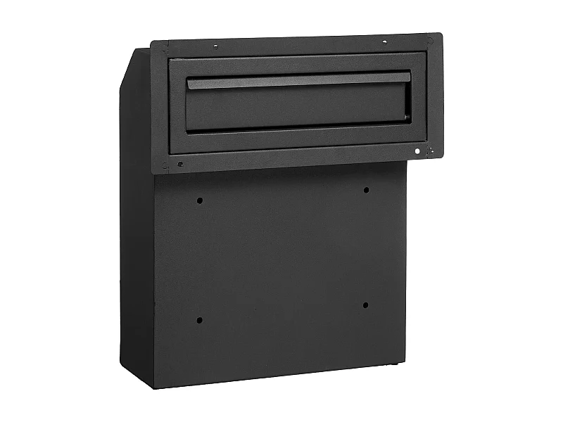 Through the Door Schlüssel-Briefkasten SucceBuy mit Zahlenschloss, Schwarz