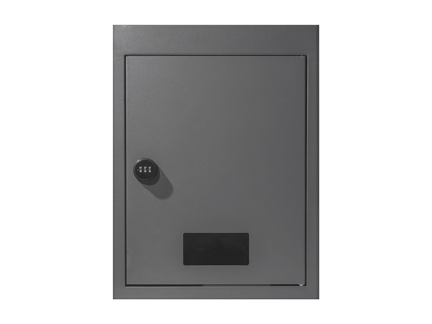 Boîte aux Lettres Murale SucceBuy Boîte aux Lettres Encastrée 320x158x430mm Gris Foncé -  Style Encastré Élégante et Fonctionnelle