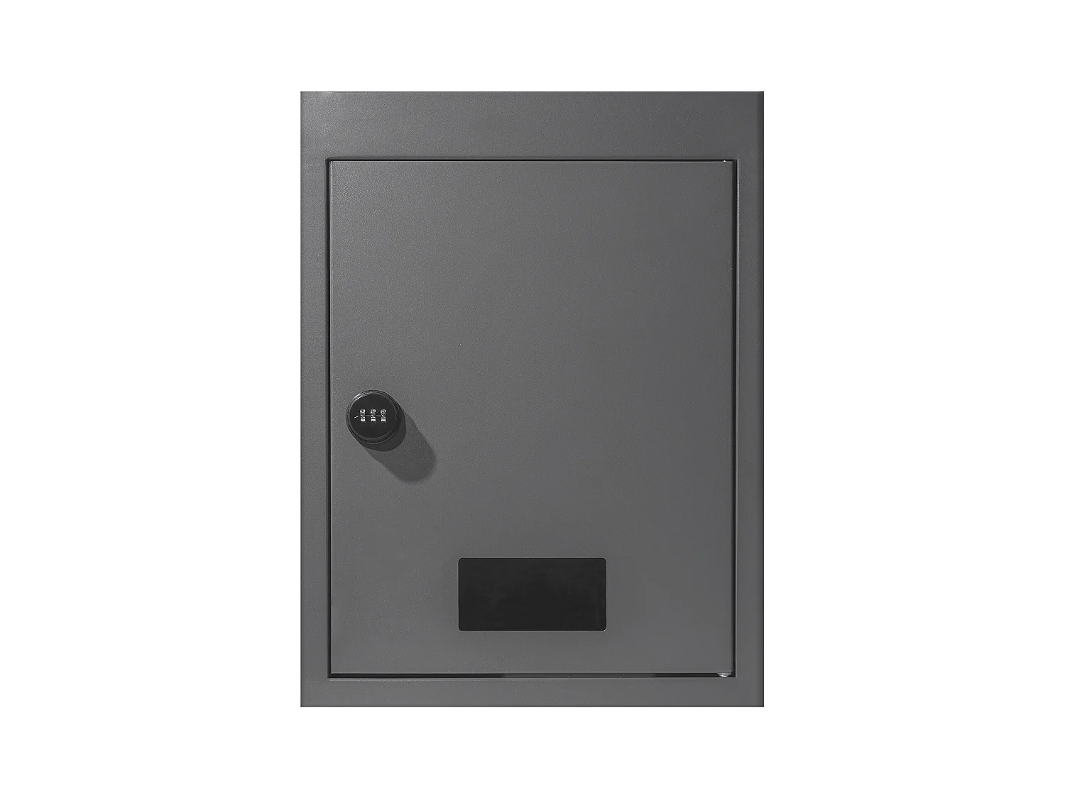 Boîte aux Lettres Murale SucceBuy Boîte aux Lettres Encastrée 320x158x430mm Gris Foncé -  Style Encastré Élégante et Fonctionnelle