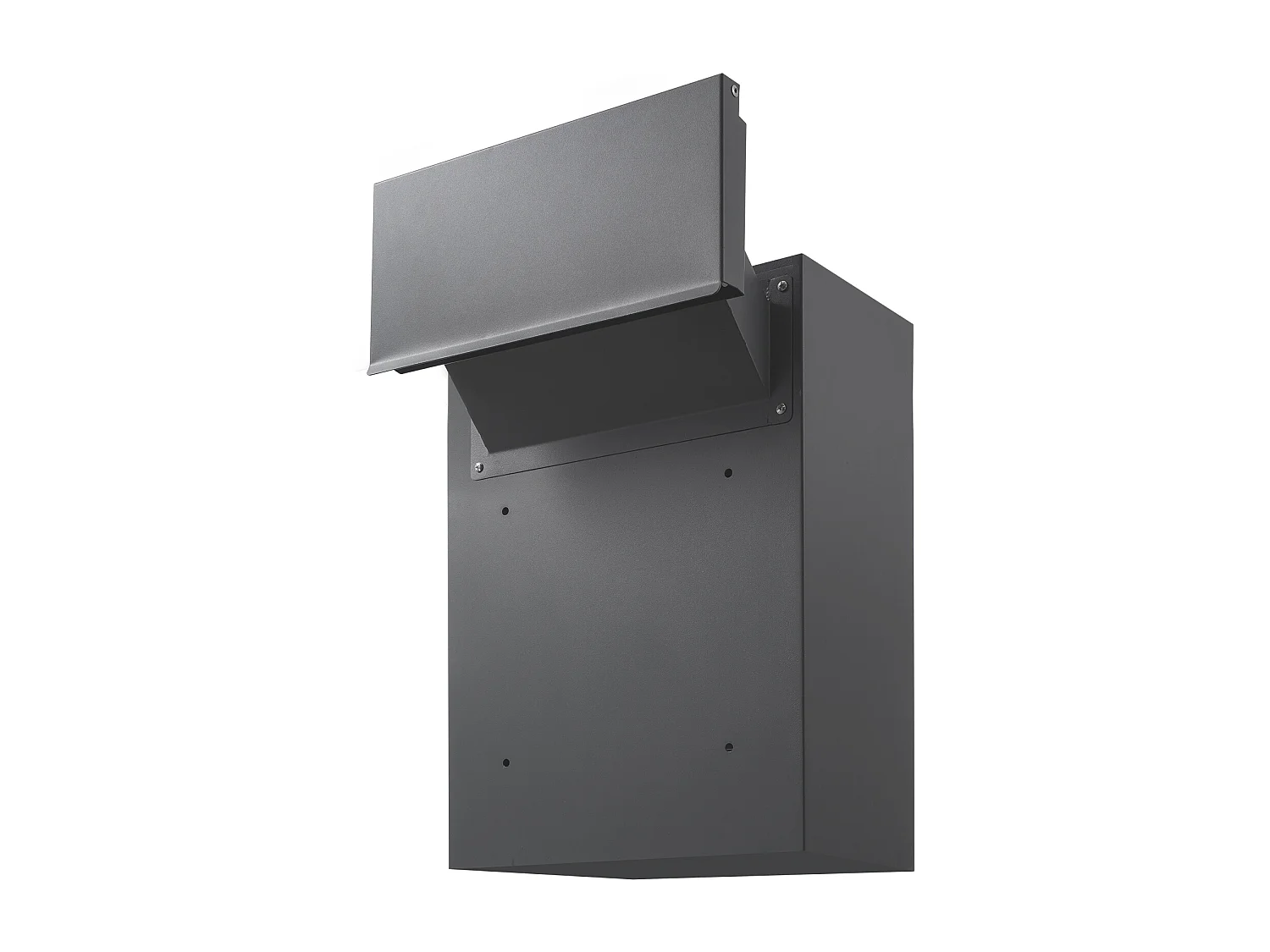 Boîte aux Lettres Murale SucceBuy Boîte aux Lettres Encastrée 320x158x430mm Gris Foncé -  Style Encastré Élégante et Fonctionnelle