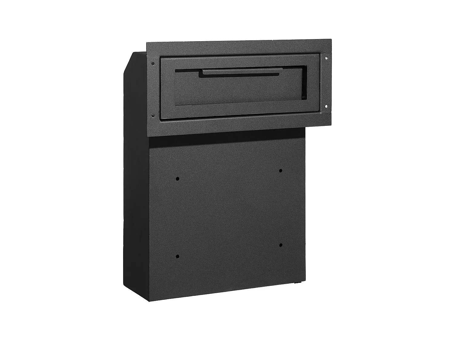 Boîte aux Lettres Murale SucceBuy - Acier Robuste, 33x18x43cm, Serrure à Combinaison, Noir - Stockage Sécurisé du Courrier