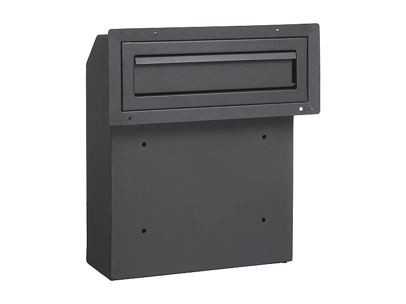Casella Postale a Chiave Passaggio Porta SucceBuy, Serratura a Combinazione, Grigio Scuro – Conservazione Sicura della Posta ed Elegante