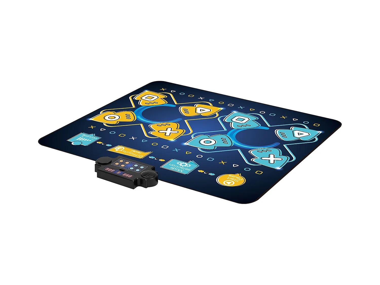 Tapis de Danse SucceBuy à 8 Boutons, Tapis de Jeu Rythmique, 8 Niveaux, Musique, 220 V, 5 W, Coloré